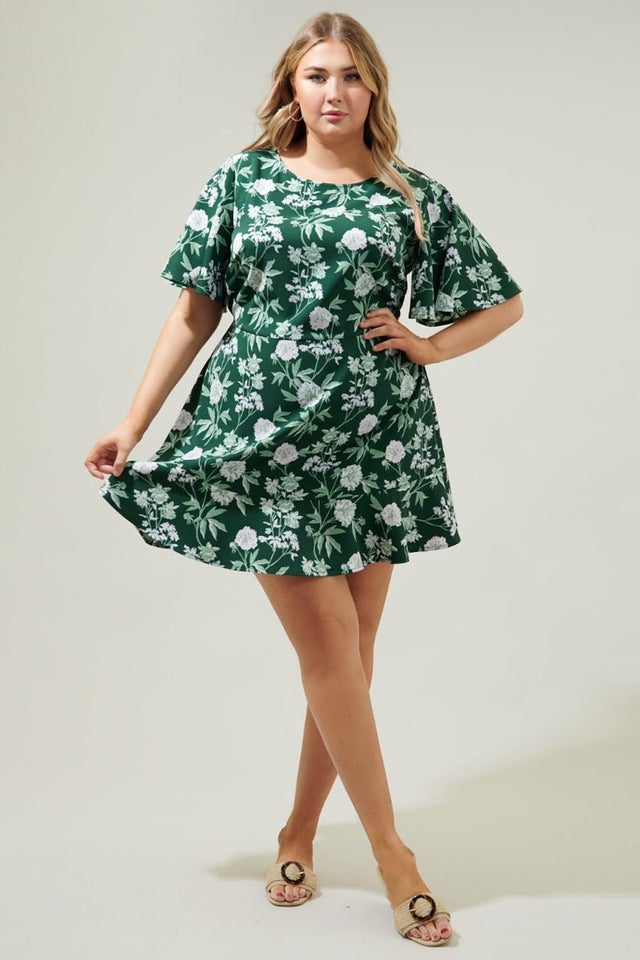 ワンピース Luna pleats mini dress ANDMARY】Luna pleats mini dress